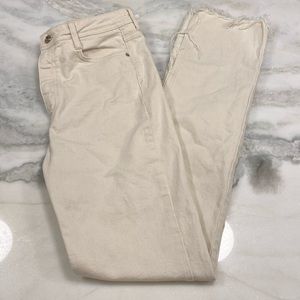 Zara High Rise Split Leg Denim size 6